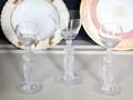 SET OF BAYEL FRANCE CRYSTAL STEMWARE