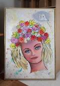 PHYLLIS DILLER ORIGINAL PAINTING