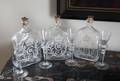 THREE SETS OF SWEDISH DECANTERS