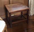 CHINESE HARDWOOD END TABLE