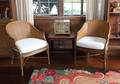 PAIR OF McGUIRE TUB CHAIRS