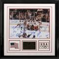 1980 US OLYMPIC HOCKEY TEAM SIGNED MIRACLE ON ICE PHOTOGRAPH