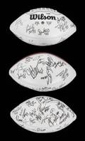 199495 MIAMI DOLPHINS SIGNED FOOTBALL GROUP