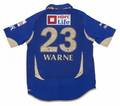 SHANE WARNE 2011 RAJASTHAN ROYALS MATCH WORN CRICKET JERSEY