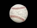 1934 NEW YORK YANKEES TEAM SIGNED BASEBALL WITH RUTH
