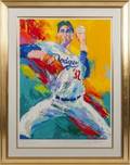 SANDY KOUFAX AND LeROY NEIMAN SIGNED NEIMAN SERIGRAPH NUMBERED 32