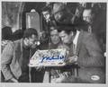 MUHAMMAD ALI SIGNED 1974 JOE FRAZIER PRESS CONFERENCE PHOTOGRAPH