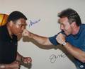 MUHAMMAD ALI AND JOE MONTANA SIGNED PHOTOGRAPH
