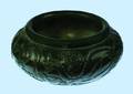 433 DARK GREEN JADE BOWL