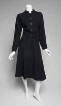 GRETA GARBO VALENTINA WOOL SKIRT SUIT