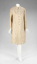 GRETA GARBO SAKS FIFTH AVENUE BROCADE EVENING COAT