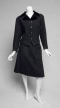 GRETA GARBO BLACK VALENTINA SKIRT SUIT