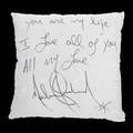 MICHAEL JACKSON SIGNED PILLOW  