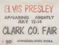 ELVIS PRESLEY 1955 FAIR PERFORMANCE HANDBILL
