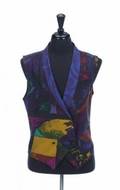 MILES DAVIS PAINTERLY VERSACE SILK VEST