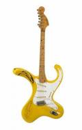 ANDY WARHOL SIGNED BENDER GUITAR  