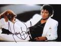 MICHAEL JACKSON SIGNED THRILLER PHOTOGRAPH