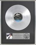 MICHAEL JACKSON PLATINUM RECORD AWARD