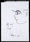 MICHAEL JACKSON SIGNED DRAWING