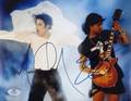 MICHAEL JACKSON AND SLASH SIGNED PHOTOGRAPH