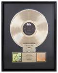 NIRVANA GOLD RECORD AWARD