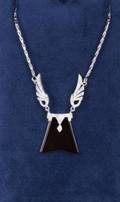 GRETA GARBO INSPIRED WINGED PENDANT BY NEWBRIDGE