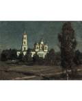 STANISLAV YULIANOVICH ZHUKOVSKY RUSSIAN 18721944 Midnight Over the Monastery