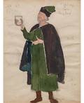 ALEXANDRE BENOIS RUSSIAN 18701960 Costume Design for a Character from Sadko