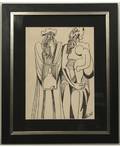 VLADIMIR SERGEEVICH LEMPORT RUSSIAN 19222001 Two Figures