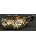 RUSSIAN GILDED SILVER AND CLOISONN ENAMEL KOVSH PAVEL OVCHINNIKOV MOSCOW 18961908