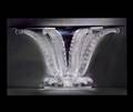 218 LALIQUE CRYSTAL CACTUS TABLE
