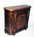 169 EMPIRE STYLE GILT BRONZE MOUNTED INLAID CREDENZA