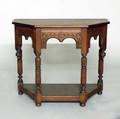 238 ELIZABETHAN STYLE OAK CONSOLE TABLE