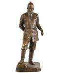 PARMEN ZABELLO RUSSIAN 18301917 Bronze Figure of Ermak