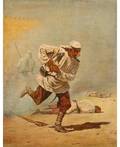 ATTRIBUTED TO VASILY VASILIEVICH VERESCHAGIN RUSSIAN 18421904 A Wounded Soldier