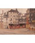 ALFRED GUNNAR BJAREBY SWEDISHAMERICAN 18991967 Street in Paris