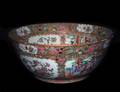 276 ROSE MEDALLION PORCELAIN PUNCH BOWL