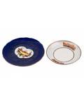 A PAIR OF SOVIET SAUCERS 1930S