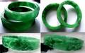 245 PAIR OF JADEITE BANGLES