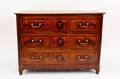 Marquetry Accented Oak Chest