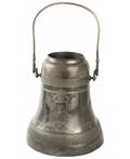 AN AMERICAN SILVERPLATE CHAMPAGNE HOLDER IN THE FORM OF A MOSCOW BELL SIMPSON HALL MILLER  CO 18661898