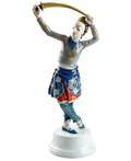 A PORCELAIN FIGURE OF A CHINESE DANCER TSCHAOKIUN SWORD DANCER ROSENTHAL HOLZERDEFANTI CIRCA 1919