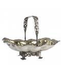 A RUSSIAN NEOROCOCO PARCELGILT SILVER CAKE BASKET ROBERG ST PETERSBURG CIRCA 1845