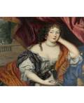 AFTER HENRI GASCARS FRENCH 163451701 Portrait of Louise Rene de Penancot de Krouaille Favorite Mistress of King Charles II of England