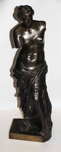 202 PATINATED BRONZE FIGURE VENUS DE MILO