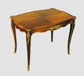 475 LOUIS XV STYLE GILT BRONZE MOUNTED MAHOGANY SIDE T