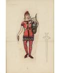 ALEXANDER NIKOLAEVICH BENOIS RUSSIAN 18701960 Costume Design for the Ballet Amphion