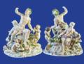 457 MEISSEN PORCELAIN GROUP