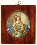 A RUSSIAN PORTRAIT MINIATURE OF COUNTESS RAZUMOVSKAYA 18TH19TH CENTURY painted on ivory