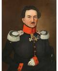 PORTRAIT OF A RUSSIAN MILITARY OFFICER 19TH C